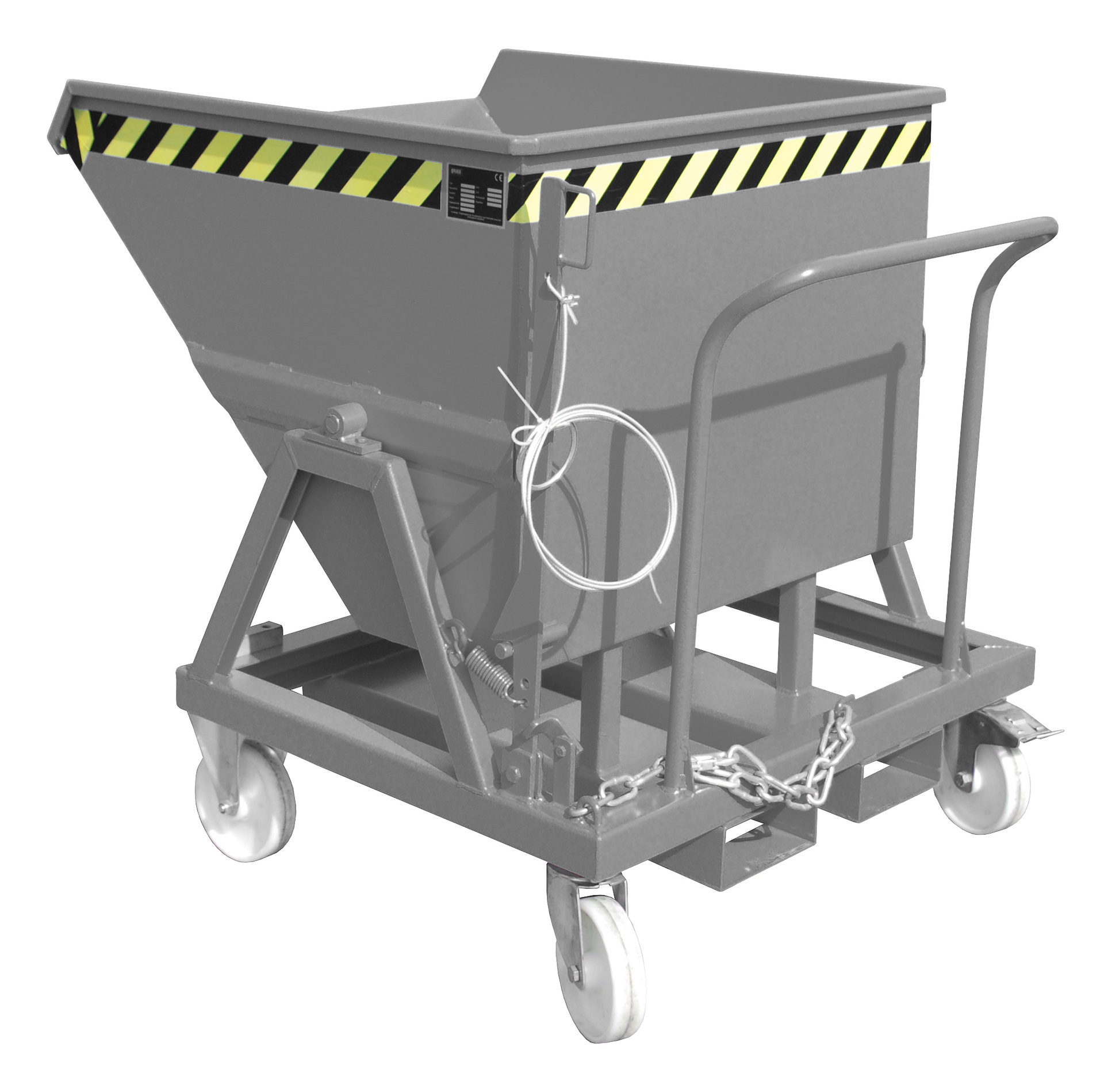 Kippmulde Typ KS RAL 7005 Mausgrau